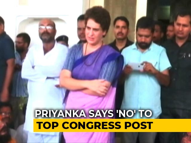Priyanka Gandhi Turns Down Congress Top Job. There Are 7 More Names