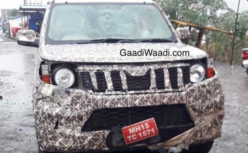 2020 Mahindra TUV300 Spotted Testing