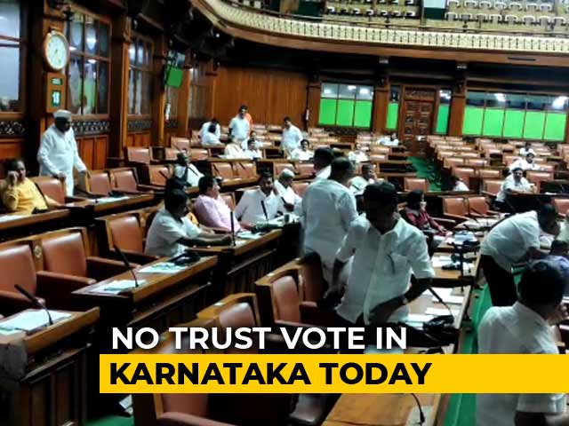 No Karnataka Trust Vote Today, Assembly Sleepover For BJP Lawmakers