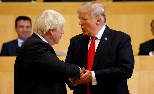 British Prime Minister Boris Johnson "Will Be Great", Says Donald Trump