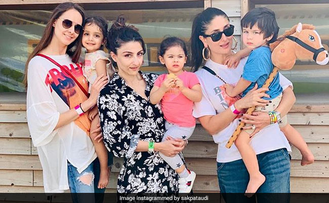 Taimur And Inaaya's Animal Farm Adventures With Mommies Kareena Kapoor, Soha Ali Khan