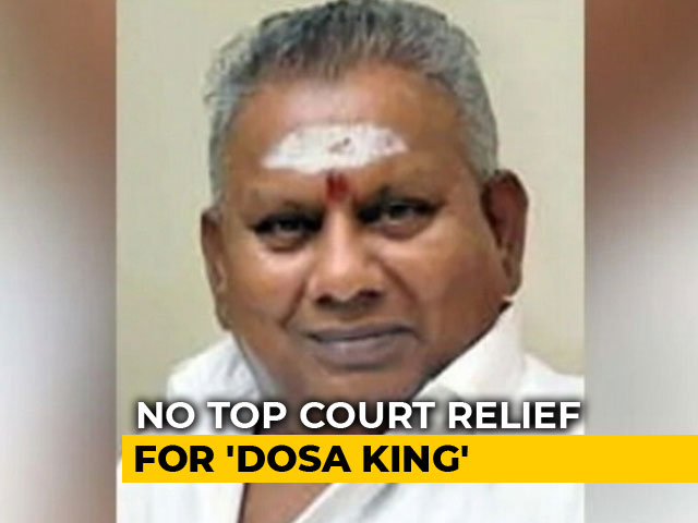 "If You Were So Ill..." No Top Court Relief For Saravana Bhavan Founder