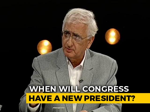 Don't Know Why New Congress Chief Not Chosen Yet, Says Salman Khurshid