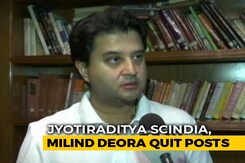 Jyotiraditya Scindia, Milind Deora Quit In Congress Turmoil Jyotiraditya Scindia, Milind Deora Quit In Congress Turmoil