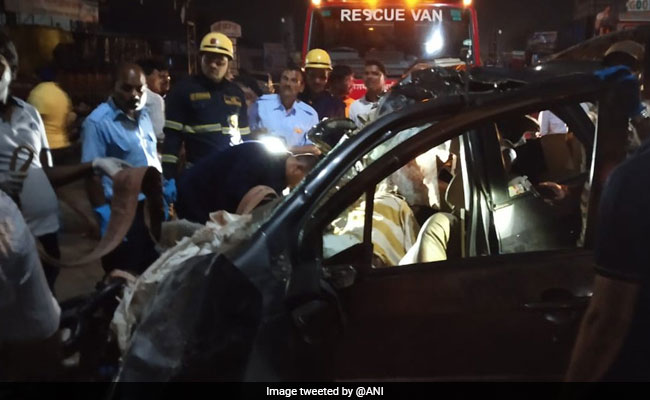 9 Students Killed As Car Crashes Into Truck On Highway Near Pune
