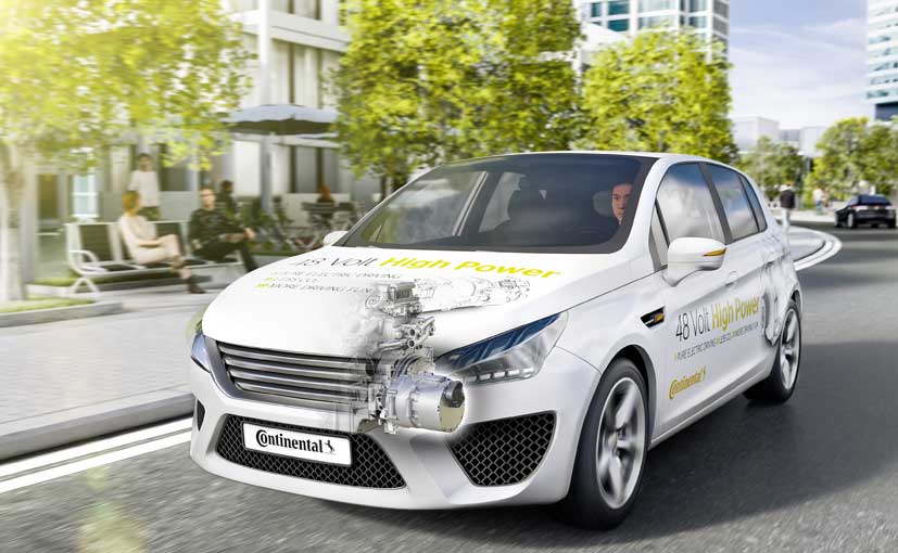Continental Develops 48-volt High Power Drive System
