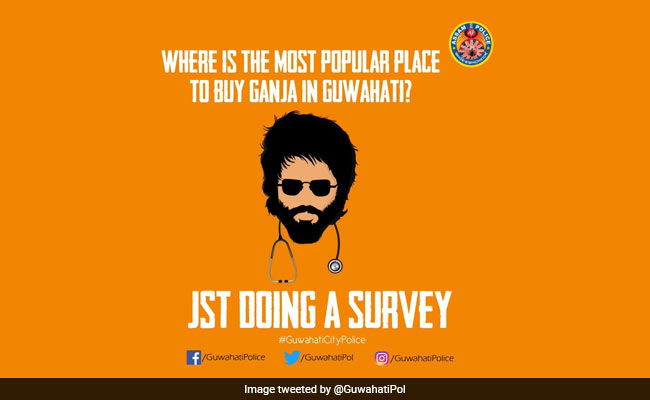 "Which Is Most Popular Place To Buy <i>Ganja</i>," Tweets Guwahati Police
