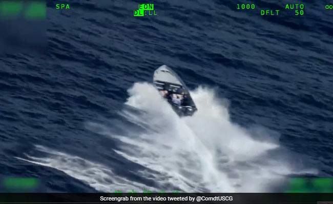 Video Shows Suspected Drug Smugglers Toss Cargo In Ocean Amid Seizure