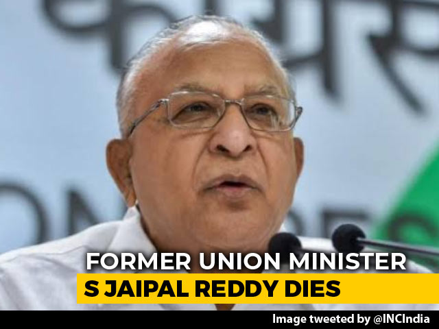 Former Union Minister Jaipal Reddy Dies At 77