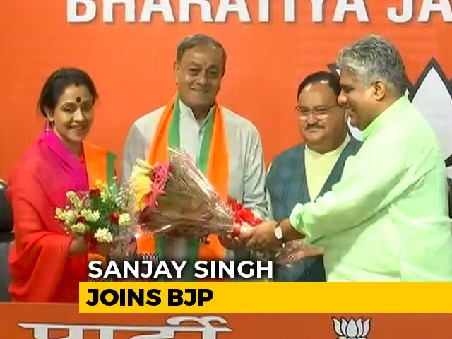 Ex-Rajya Sabha Member Sanjay Singh, Wife Join BJP Day After Quitting Congress