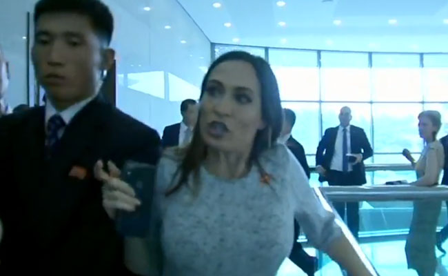 US Press Secretary Bruised After Brawl With North Korea Security: Report