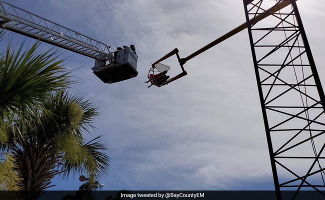 Rider Stranded 55 Feet In The Air After Power Failure