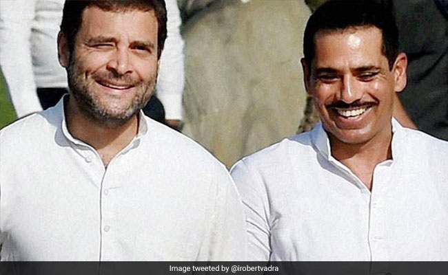 &quot;Hounded By This Government For 10 Years&quot;: Rahul Gandhi Defends Robert Vadra