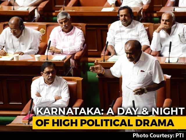 1:30 Deadline For Karnataka Coalition; BJP's Protest Sleepover