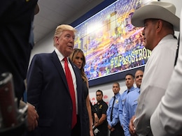 Trump Boasts Of Rally Crowd Size During Hospital Visit Of Shooting Victims Trump Boasts Of Rally Crowd Size During Hospital Visit Of Shooting Victims