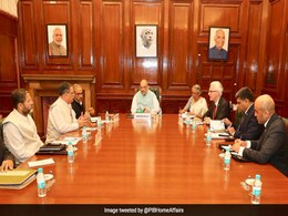 Amit Shah Meets Interpol Chief, Conveys Concern Over Red Corner Notices Amit Shah Meets Interpol Chief, Conveys Concern Over Red Corner Notices