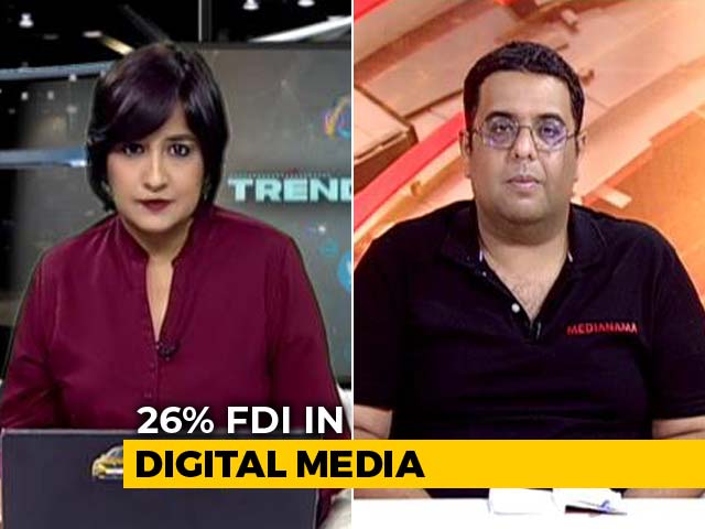 Government Announces 26% FDI In Digital Media