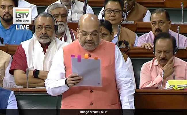 "PoK Included When I Talk About J&K": Amit Shah Hits Back At Opposition