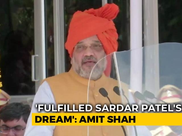 "Fulfilled Sardar Patel's Dream": Amit Shah On Centre's J&K Move