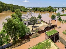 Floodwaters Receding In Punjab, Haryana; Relief Work Underway Floodwaters Receding In Punjab, Haryana; Relief Work Underway