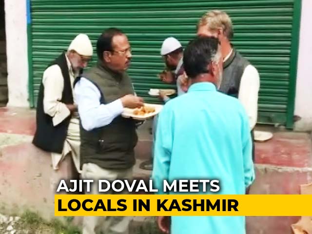 Ajit Doval Shares Meal With Locals In Kashmir As Security Lockdown Stays