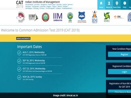 CAT Exam 2019: कैट परीक्षा के लिए रजिस्ट्रेशन शुरू, इन आसान स्टेप्स से करें अप्लाई CAT Exam 2019: कैट परीक्षा के लिए रजिस्ट्रेशन शुरू, इन आसान स्टेप्स से करें अप्लाई