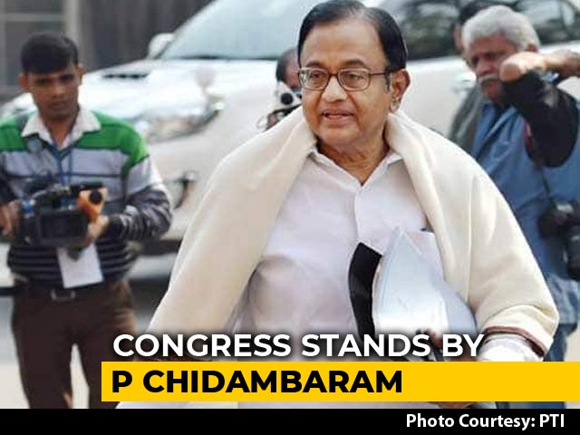 Congress, Gandhis Come Out In Support Of P Chidambaram, Hit Out At Centre