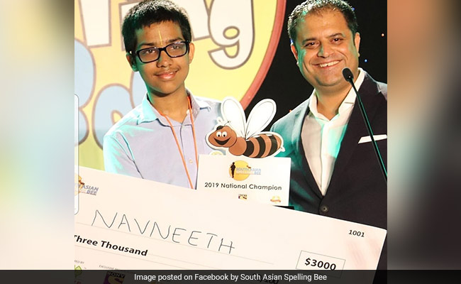 Indian-American Teen Wins Spelling Bee Contest, Gets $3,000 Grand Prize