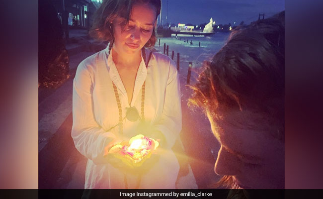 Emilia Clarke And Rose Leslie's India Vacation Was About Yoga, Peace And 'Being Robbed Blind By Monkeys'
