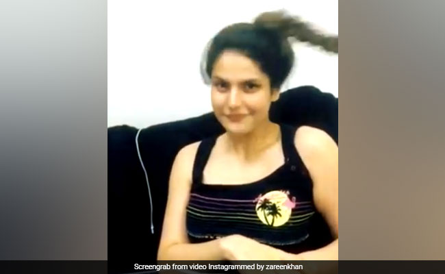 बॉलीवुड एक्ट्रेस जरीन खान ने दिखाया ऐसा अंदाज, हंस-हंसकर लोटपोट हो जाएंगे आप...देखें Video