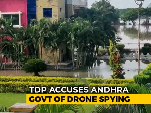 Use Of Drone Cameras Around Chandrababu Naidu's Home Sparks Political Row