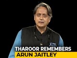 Video : "We First Met When...": Shashi Tharoor Remembers Arun Jaitley