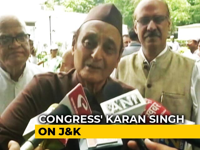 "Several Positives" In Kashmir Move, Says Congress's Karan Singh