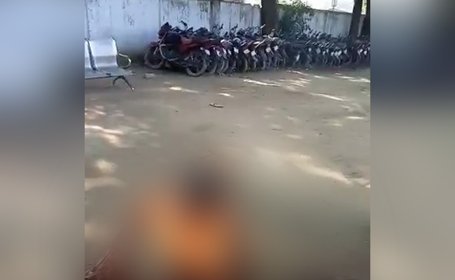 Couple Set Themselves On Fire Inside Police Station In UP