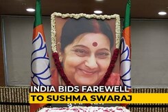 Nation Grieves As Sushma Swaraj's Last Rites Performed, Top Leaders At Funeral Nation Grieves As Sushma Swaraj's Last Rites Performed, Top Leaders At Funeral
