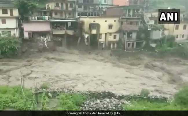On Camera, Houses Washed Away After Cloudburst In Uttarakhand, 6 Dead