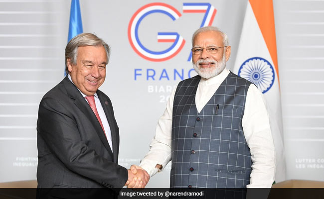 "All Sides Should Avoid Escalation": UN Chief To PM On Kashmir