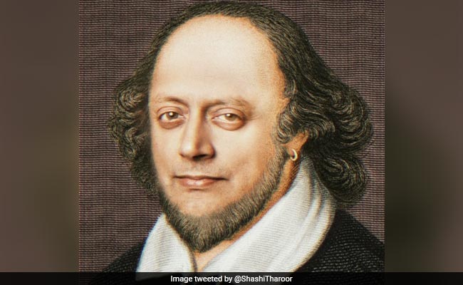 "Unworthy Of Honour": Shashi Tharoor Tweets His Morphed Shakespeare Pic