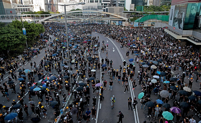 China Says Hong Kong Protests Show "Signs Of Terrorism"
