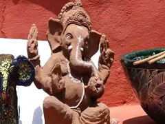 Ganesh Chaturthi 2019: অভিনব গণেশ মূর্তি! বিসর্জনের পরে জন্মাবে গাছ