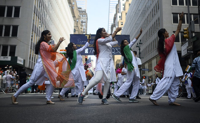 India Day Parade In New York Features Gandhi, Tricolour, Bollywood Stars
