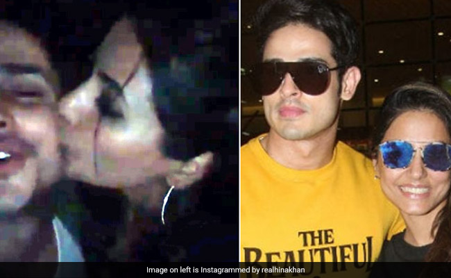 Hina Khan Wishes Priyank Sharma On Birthday With An Adorable Kiss