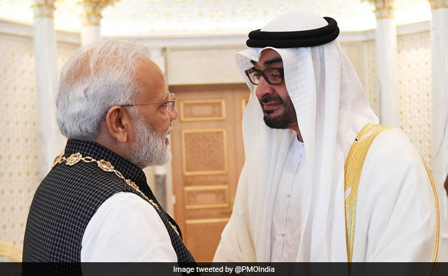 PM Modi Honoured With UAE's Highest Civilian Award "Order Of Zayed"