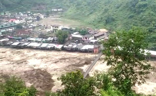 18 People Missing As Flood Washes Away 20 Houses In Uttarakhand