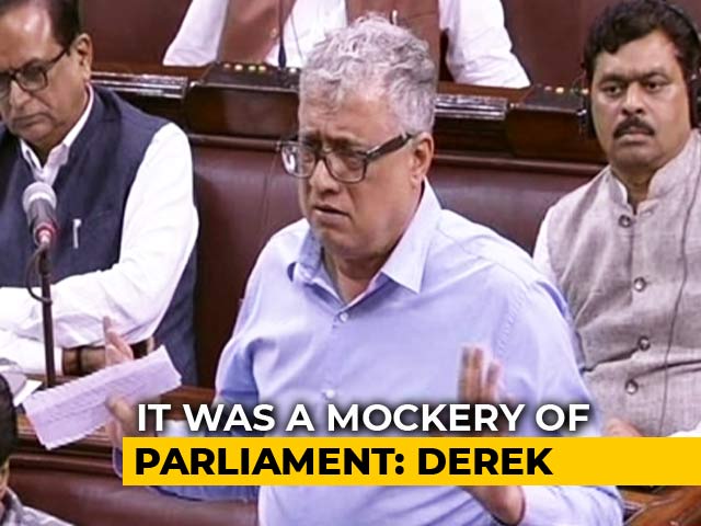 "Constitution Thrown Into Dustbin," Says Derek O'Brien On Kashmir Move