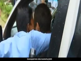 Watch: Rahul Gandhi Ambushed With Kiss In His Kerala Constituency Watch: Rahul Gandhi Ambushed With Kiss In His Kerala Constituency