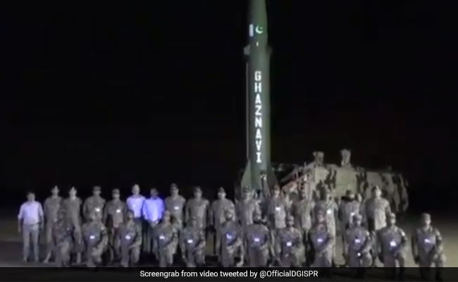 India Says It Was Aware Of Pak's Ghaznavi Missile Tests