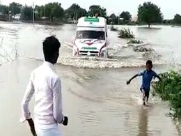 Watch: 12-Year-Old Boy Guides Ambulance Over Flooded Bridge In Karnataka Watch: 12-Year-Old Boy Guides Ambulance Over Flooded Bridge In Karnataka