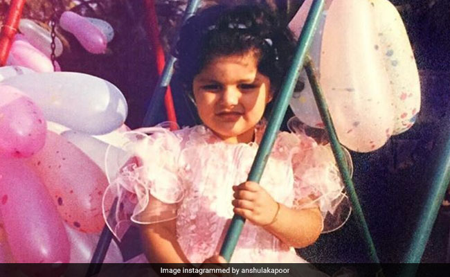 When Anshula Kapoor Dressed Up Like A 'Two-Tiered Cake' On Her Birthday