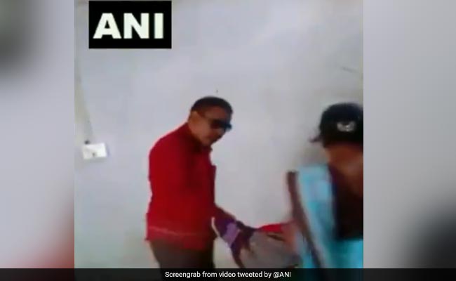 Chhattisgarh Official's Husband Caught On Camera Dragging A Woman